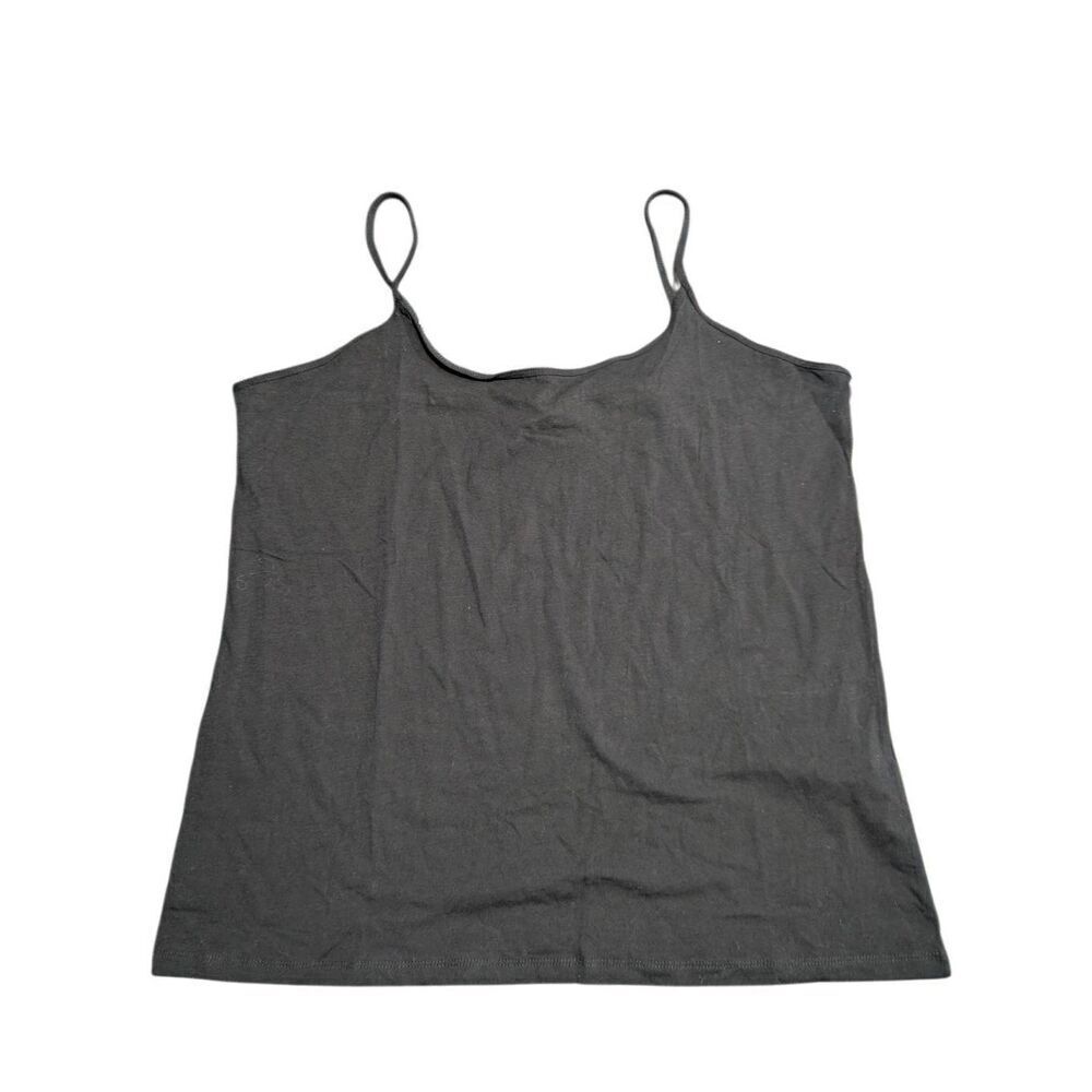 NWT Forever 21 Slim Fit Black Scoop Neck Pullover Cami Tank Top Women's 4XL